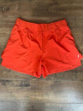 Cotopaxi Womens Running Shorts Medium Red Athletic Lined Trail